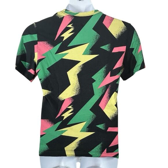 Jordan Jumpman Air Multicolor All Over Print Vintage Short Sleeve T-Shirt Small - Picture 5 of 10